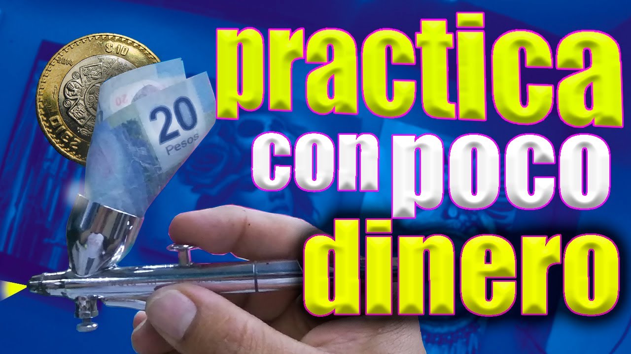 como practicar aerografia con poco dinero