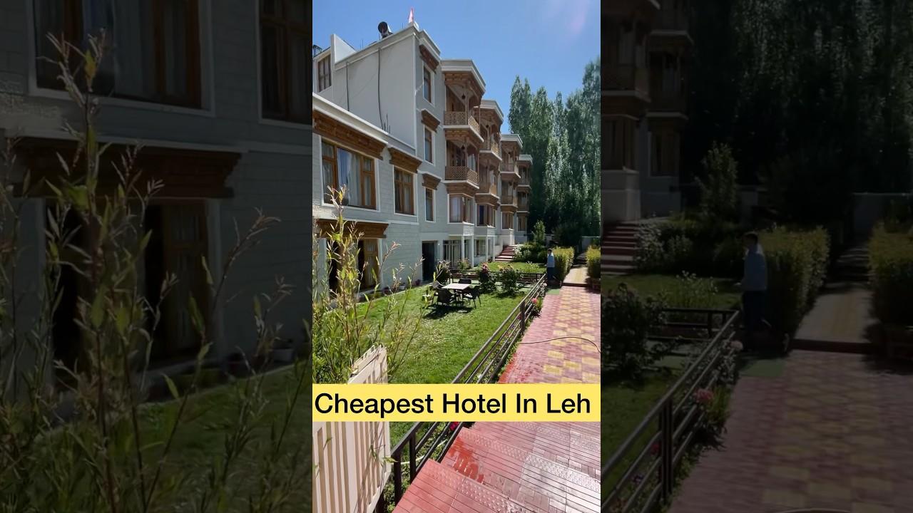 Cheapest Hotel In Leh Ladakh | Leh Budget Stay | Best View Hotel In Leh | #hotelvlog #hotel #leh
