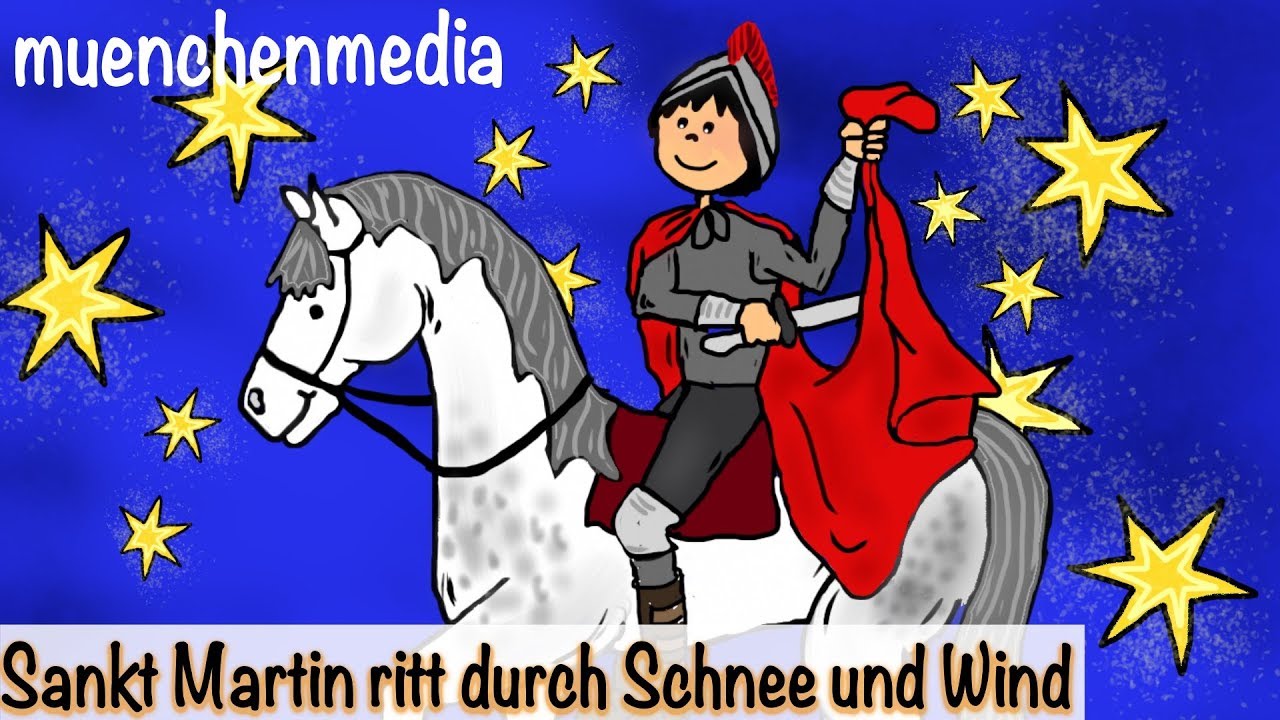 Sankt Martin ritt durch Schnee und Wind - Kinderlieder deutsch | Laternenlied | Sankt Martin Lied