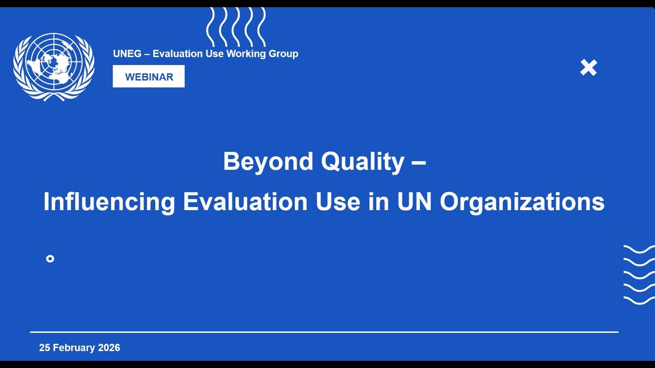 Beyond Quality Influencing Evaluation Use in UN Organizations
