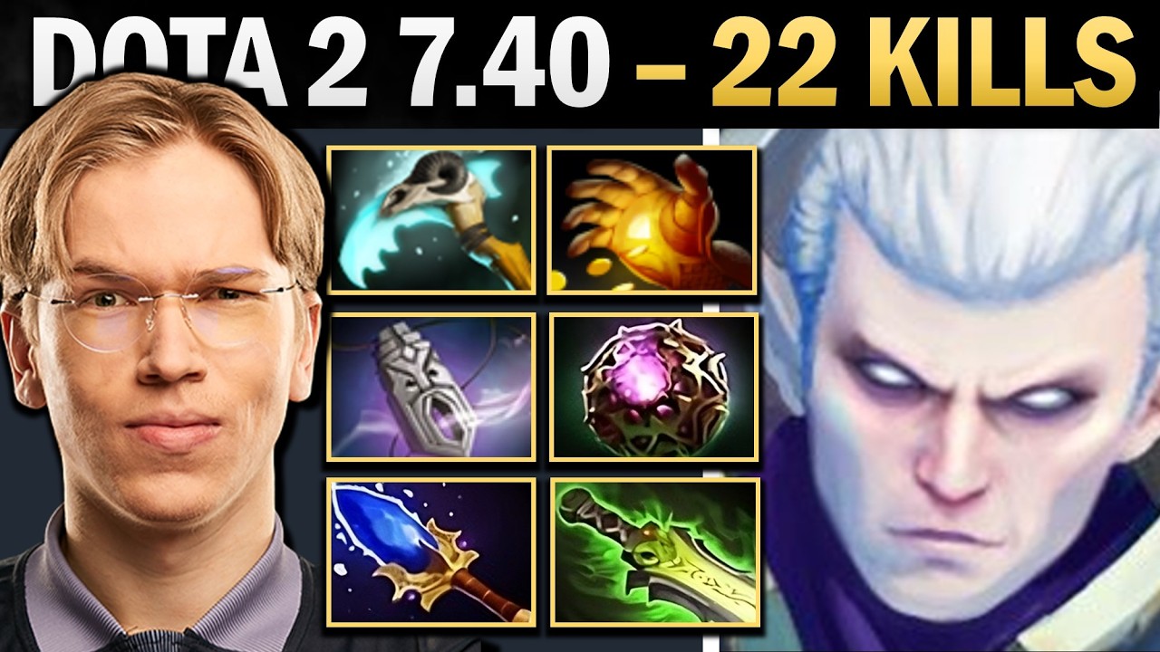 Invoker Mid with 22 Kills and Midas - Pro Dota 2 Gameplay