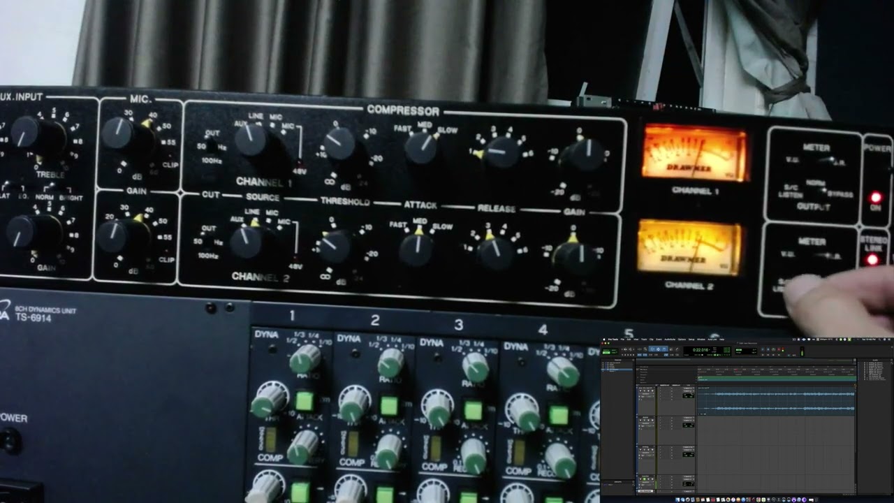 PREAM MIC DRAWMER 1960 SOUND TEST