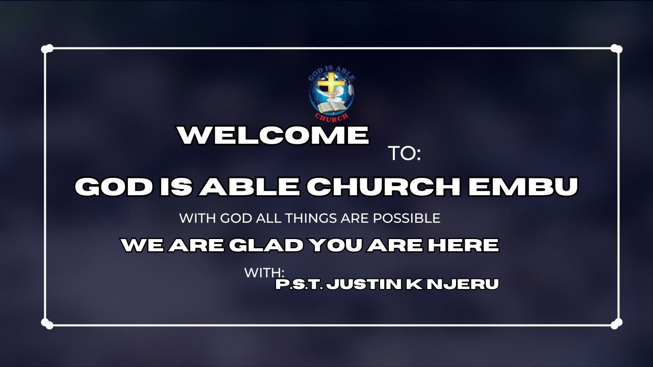 WEDNESDAY:EVENING  SERVICE||  GOD IS ABLE CHURCH,GIKUURI~EMBU || 14-01-2026