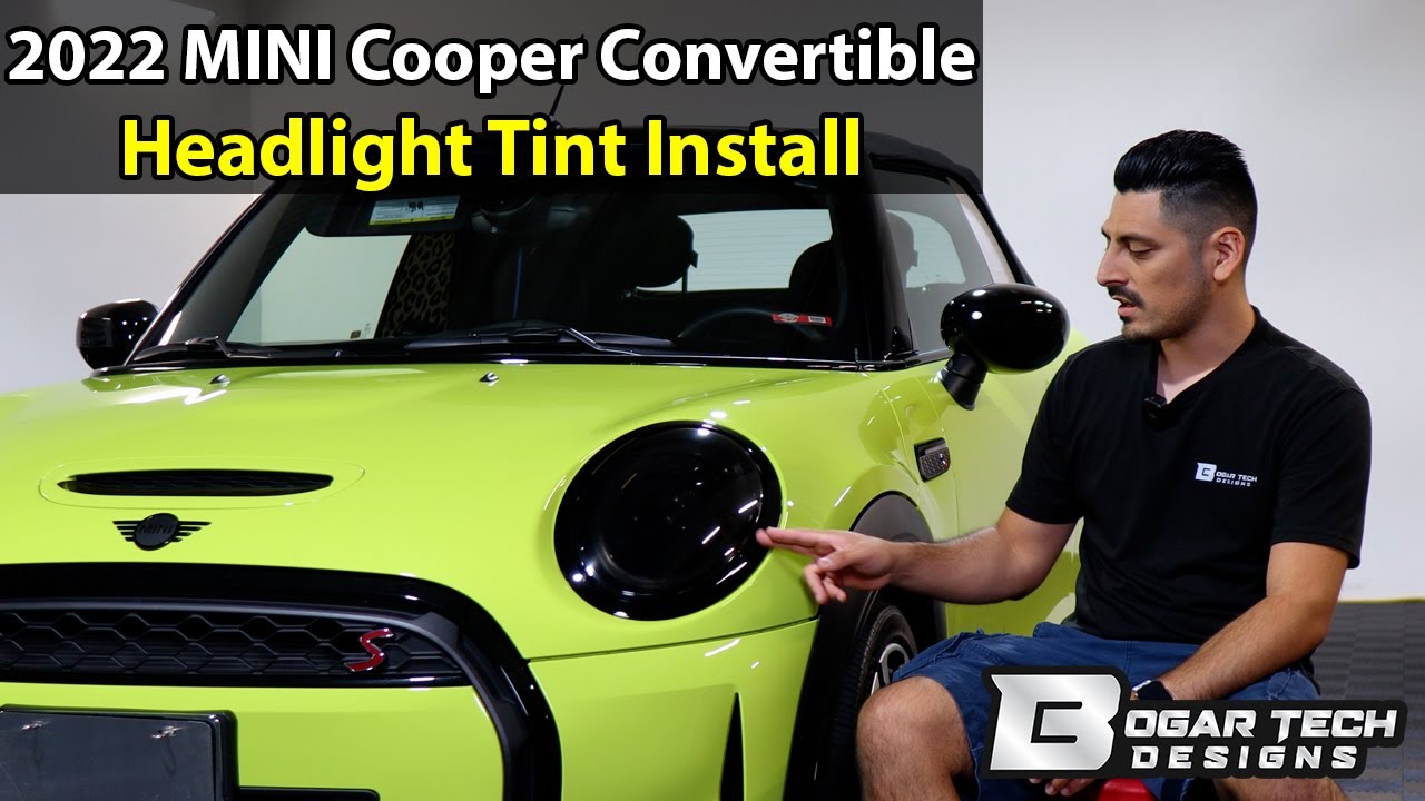 MINI Cooper Convertible 2019-2024 Headlight Tint Installation