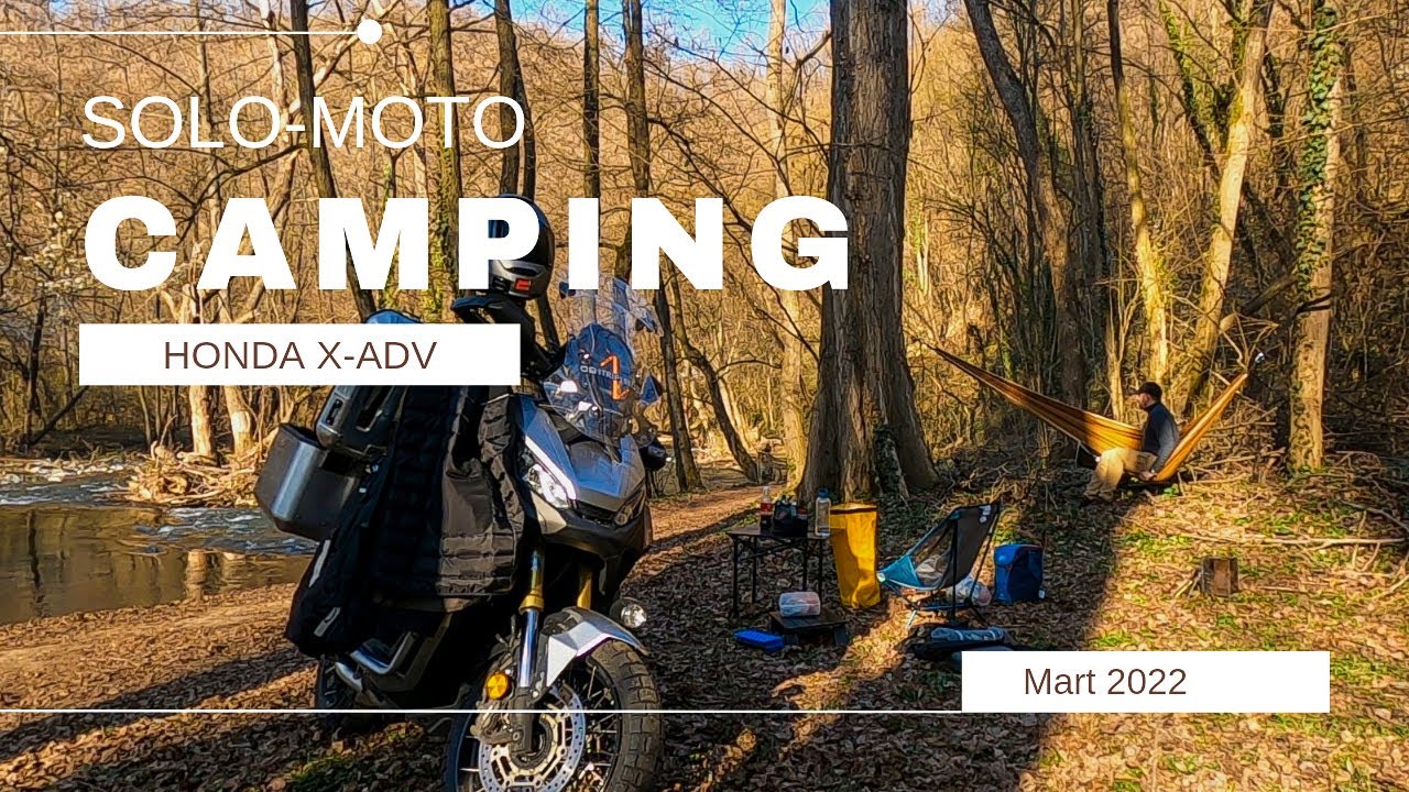 Honda X-ADV 750 | Voznja motorom do reke, espreso kafa i  odlican burger | Solo Moto Camping |