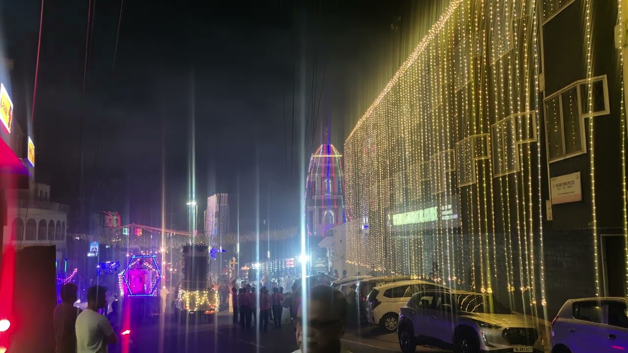 Puliyanmala Night Decoration #kerala #puliyanmala #travel #vlog #shorts #viral #video #music #art