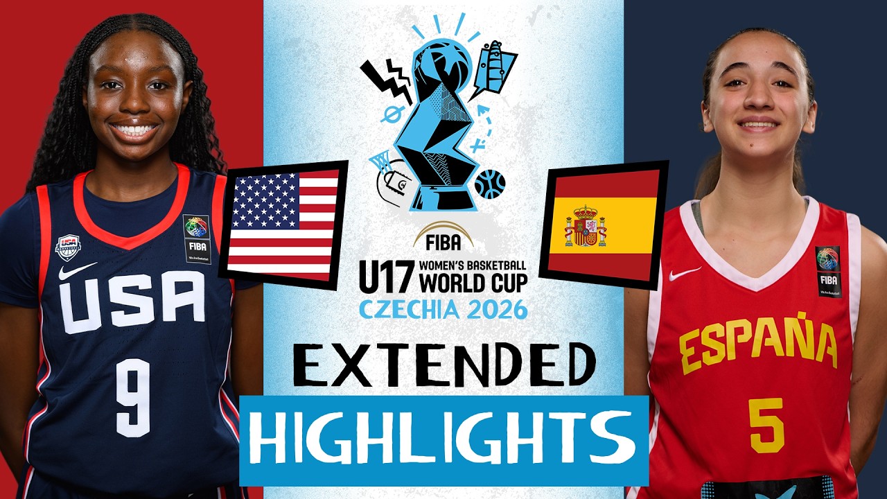 USA 🇺🇸 vs Spain 🇪🇸 | FINAL EXTENDED HIGHLIGHTS | #FIBAU17 Women's World Cup