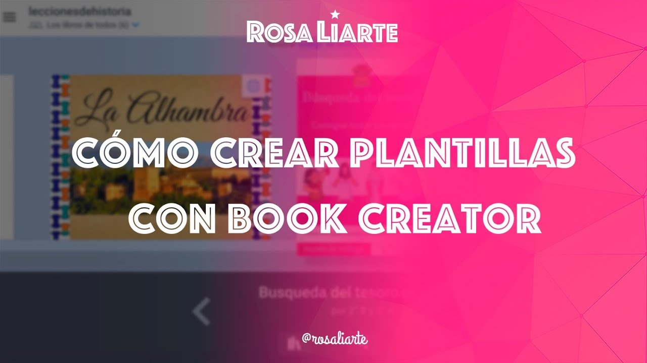 Cómo crear plantillas con Book Creator