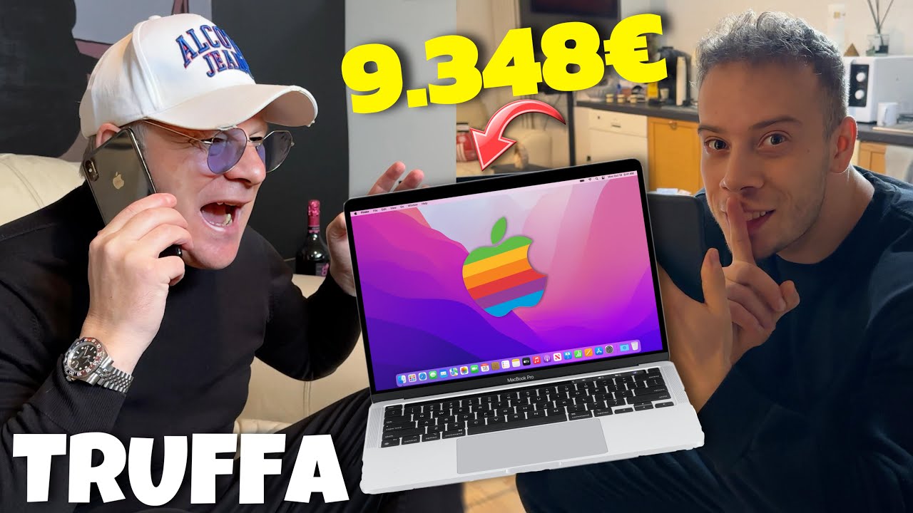 SCHERZO TELEFONICO - HAI ACQUISTATO UN MACBOOK DI 9000&euro;!! SCHERZO TRUFFA A PAP&Agrave;