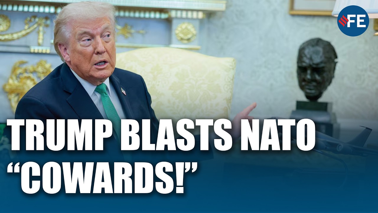 Trump Calls NATO ‘Cowards’ Over Iran War | US President Explodes Amid Strait of Hormuz Crisis