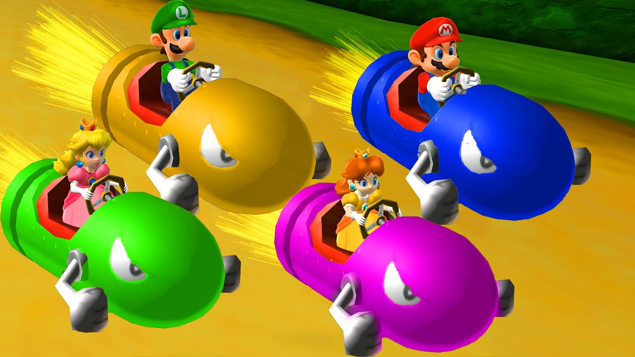 Mario Party 9 Minigames - Mario vs Luigi vs Daisy vs Peach (Master Difficulty)#MarioGame