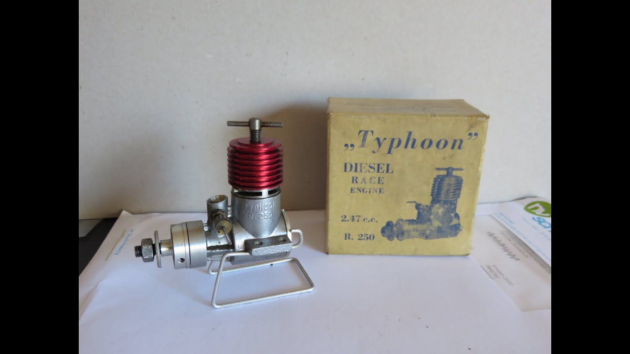Veenhoven Typhoon model engines, made in the Netherlands,  Amsterdam