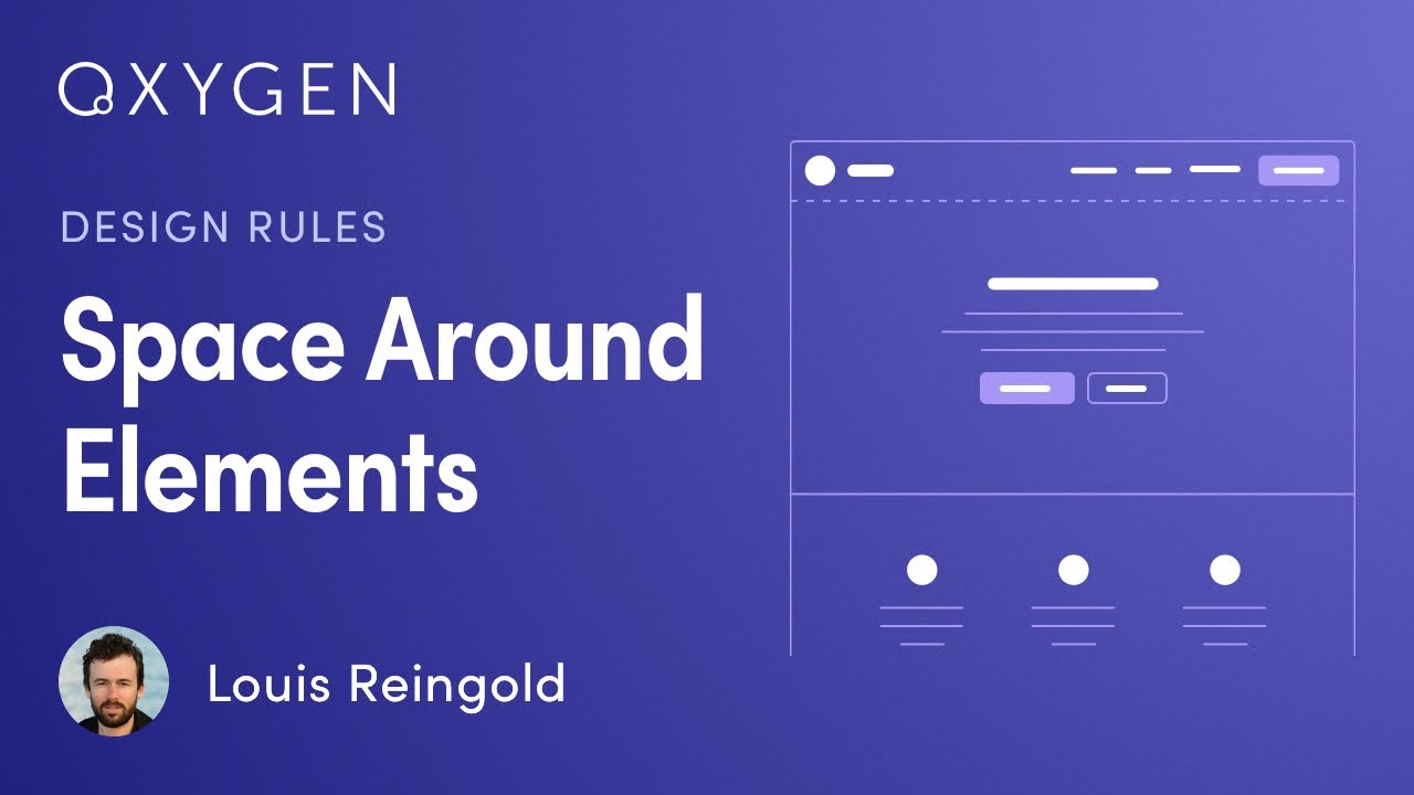 Design Rules: Use More Space Around Grouped Elements Than Space Between Them