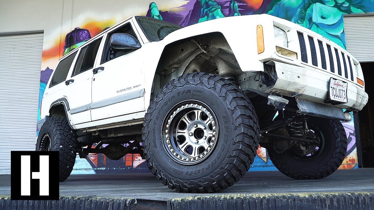 Jeep XJ Gets Lifted on 33s. Off Road Camera Chase Vehicle Build!