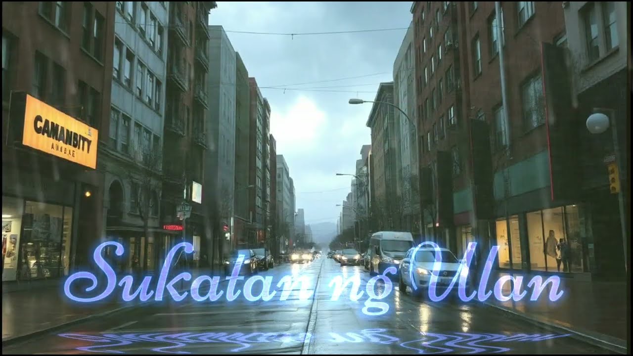 Sukatan ng Ulan (English Lyric Video)