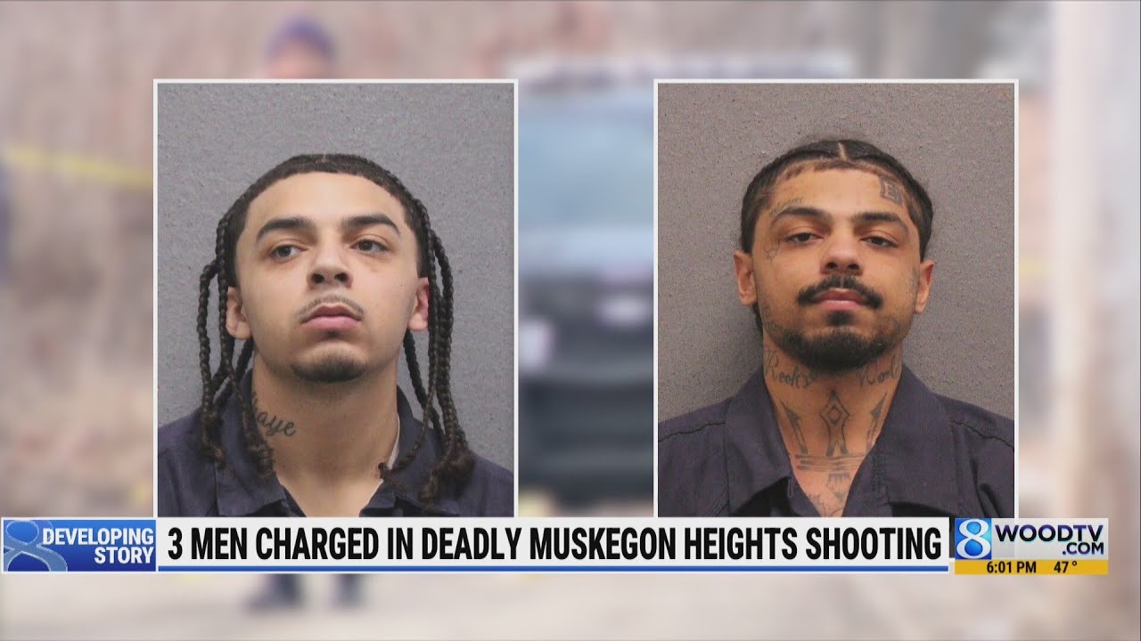 Three men charged in deadly Muskegon Heights shooting