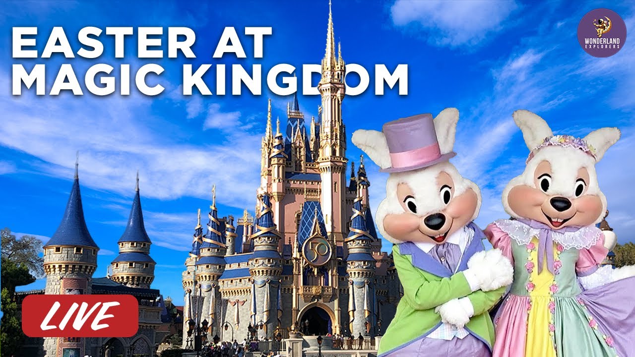 🔴 Live: Part 2 Easter Day Hop through Disney's Magic Kingdom | Easter Parade | Walt Disney World