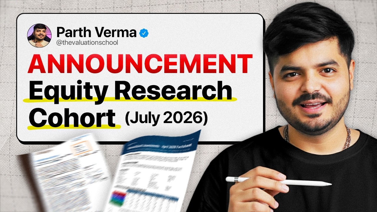 MASTER Equity Research with Me! | July 2026 Equity Research Cohort is out! | The Valuation School