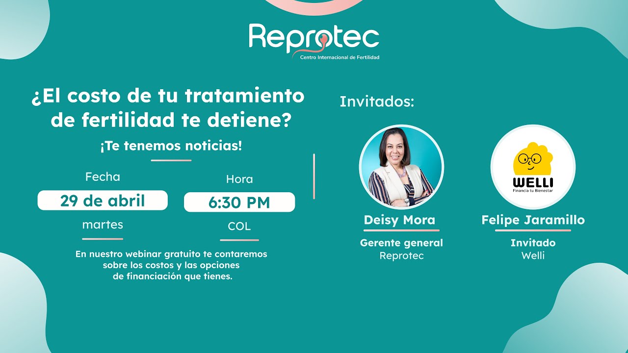 Webinar Fertilidad sin barreras: Todo sobre los costos y financiación de la fertilidad.