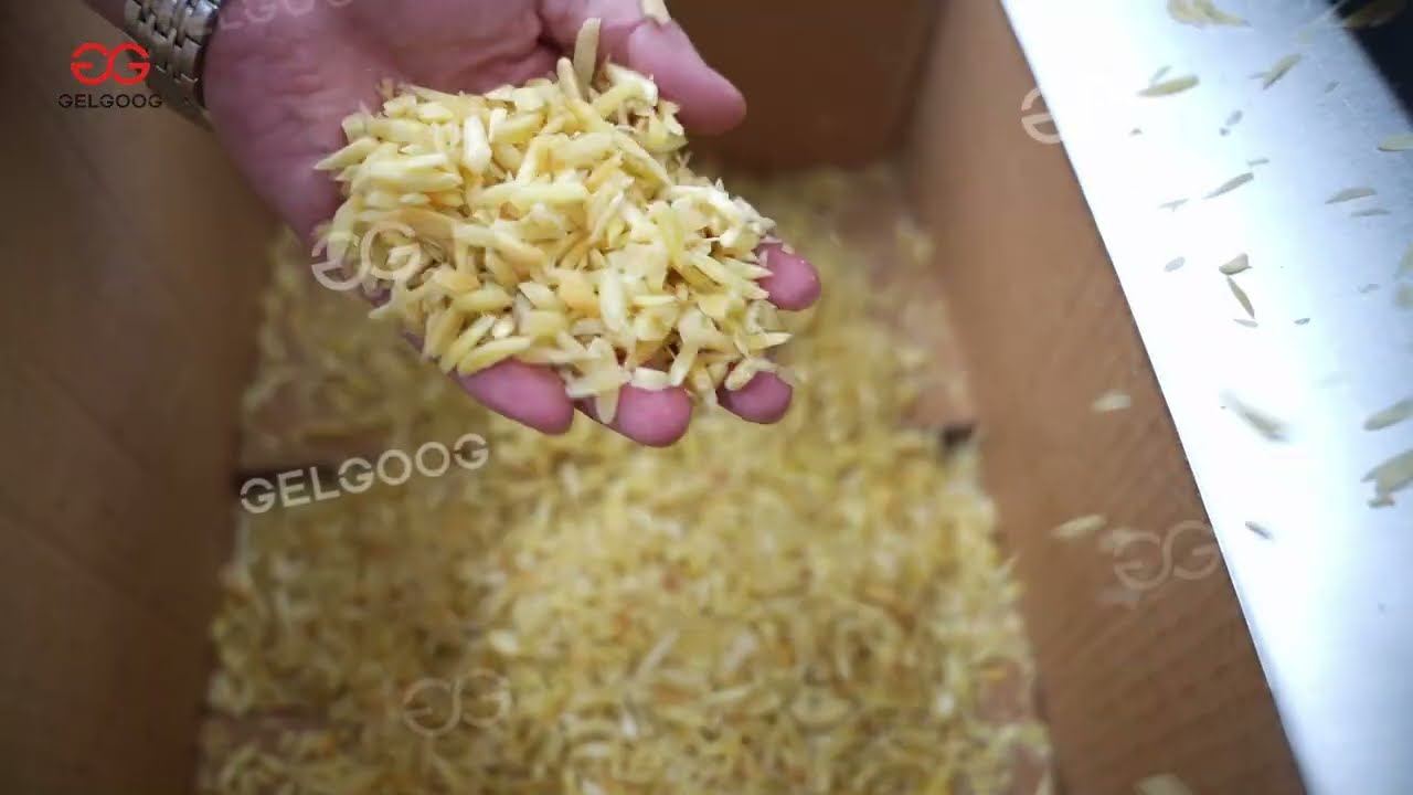 Automatic Almond Strip Slicing Cutting Machine