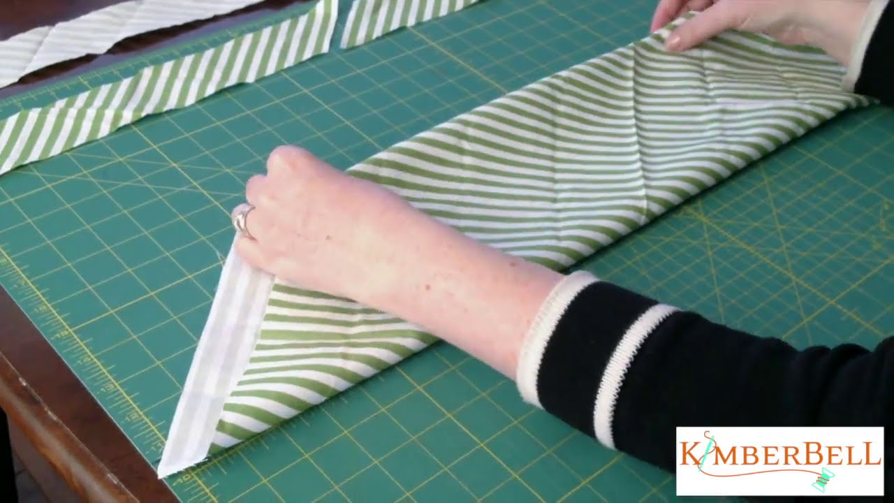 Kimberbell Designs — Как сделать косую бейку из толстой четверти ткани