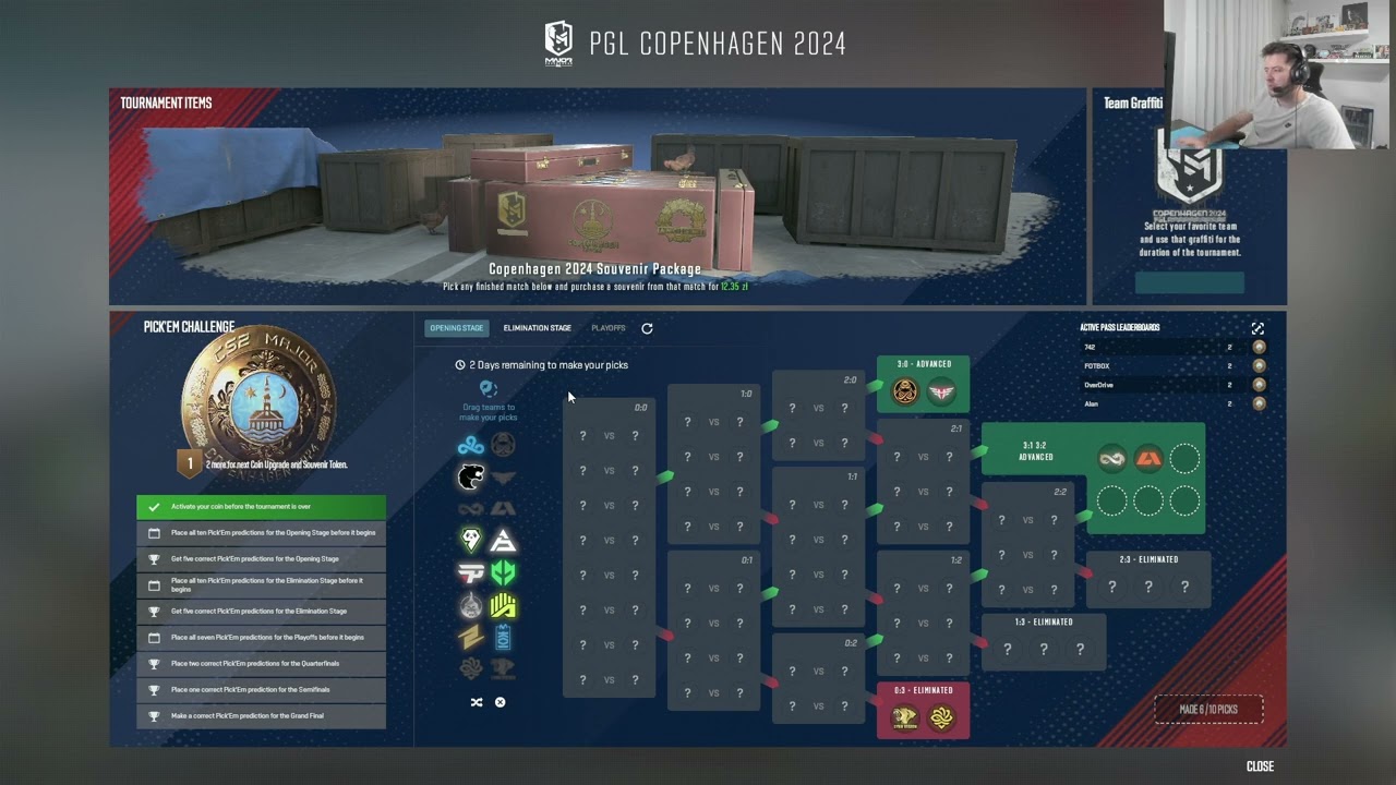innocent Pick'Em - PGL COPENHAGEN 2024 - OPENING STAGE