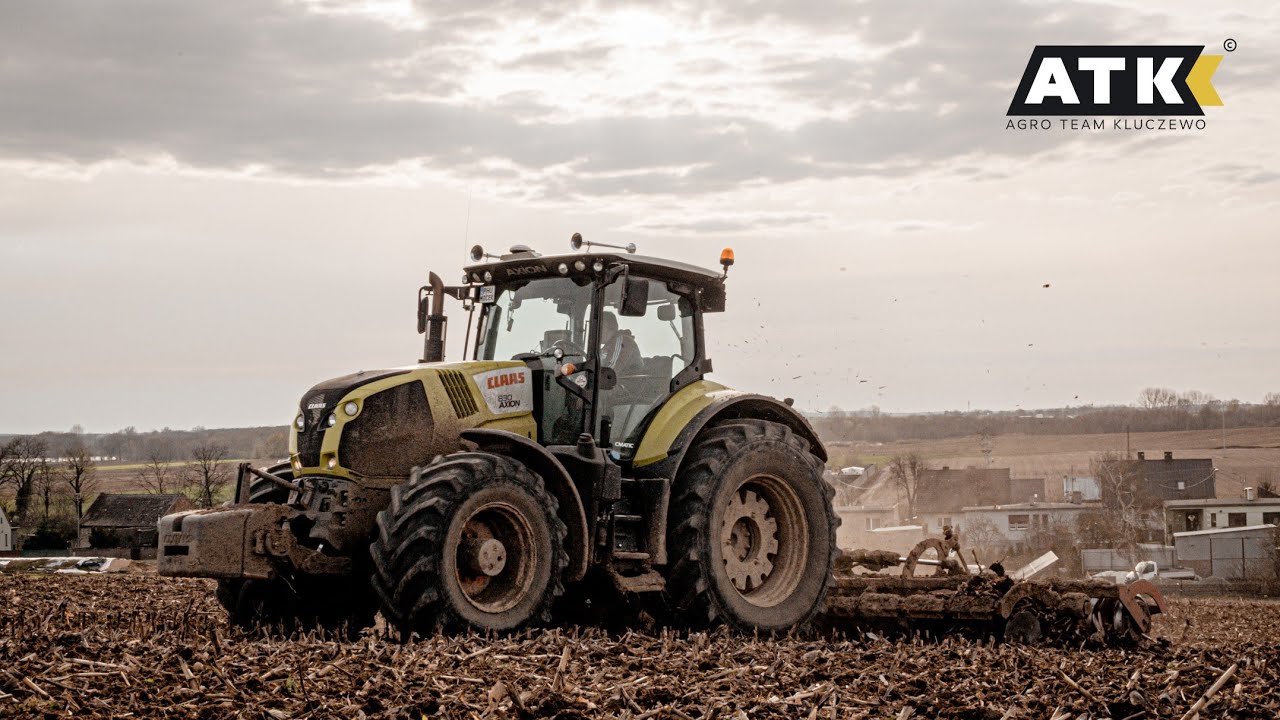 🔥Claas na Górach!🔥Talerzowanie po Kukurydzy 2024 z PhuMocek!🔥Claas Axion 830 & Horsch Jocker!🔥
