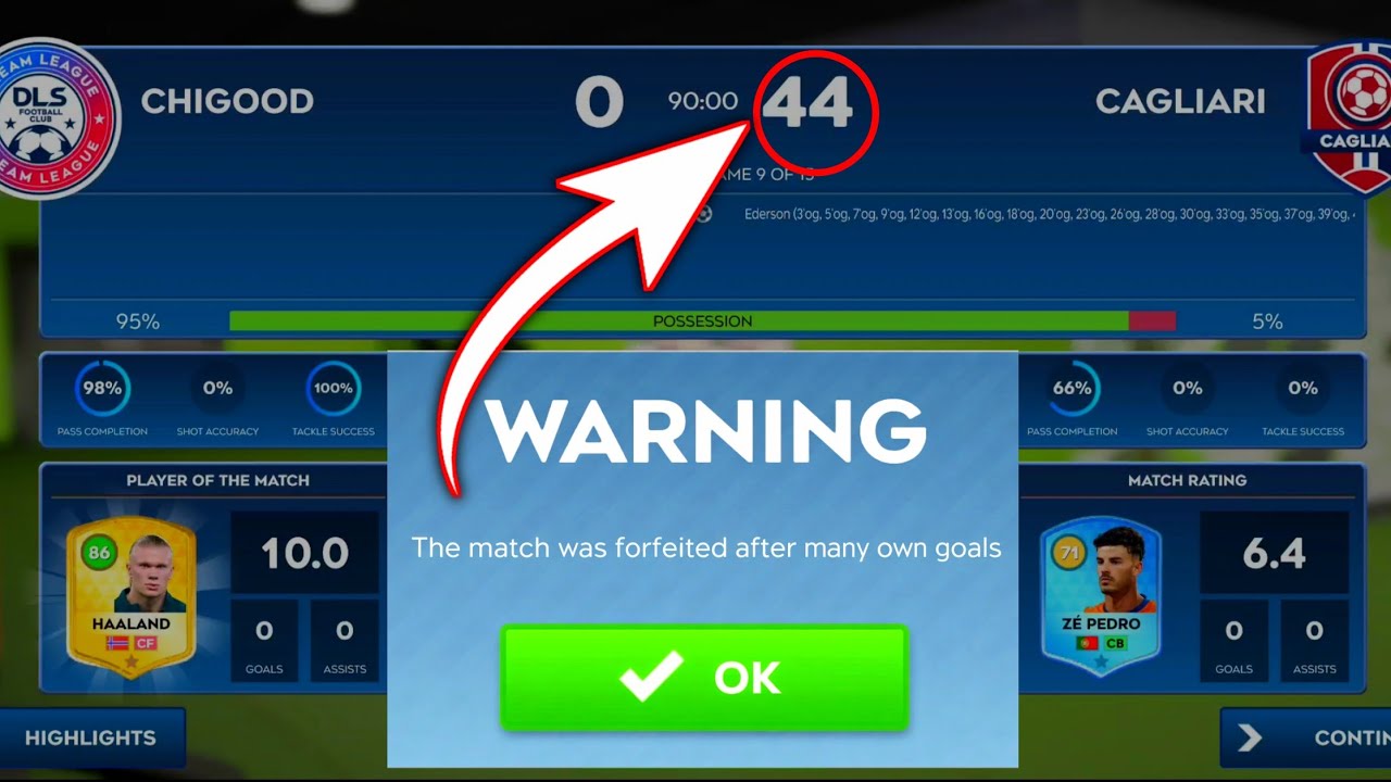 How Many OWN GOALS Can You Score in DLS 26