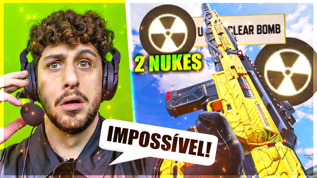 REAGINDO ao DOUBLE NUKE BIZARRO do LUCASZIN no COD MOBILE!