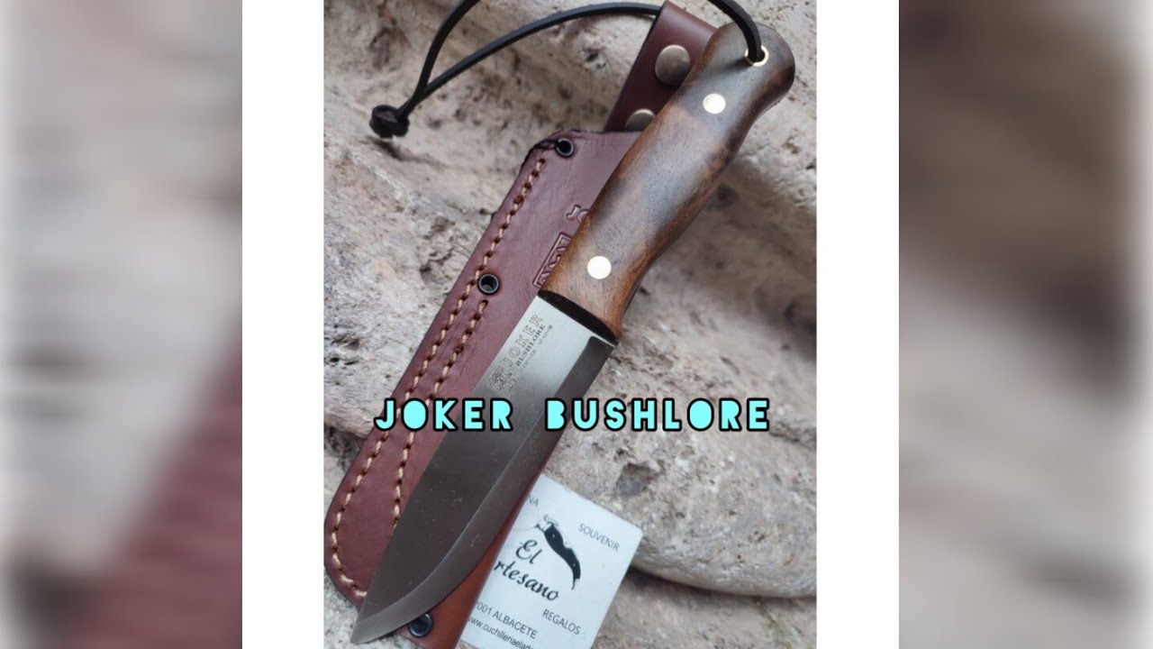 Joker Bushlore. Neuer Spanier aus Sleipner Stahl. Review und kurzer Test