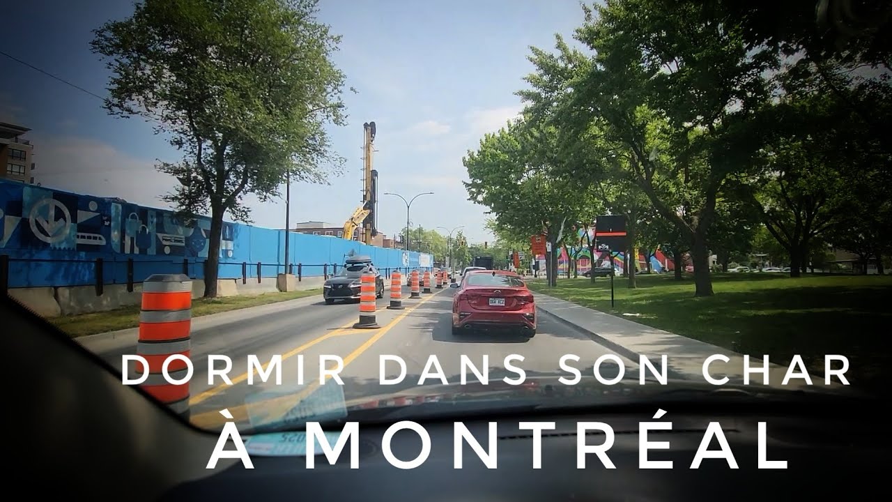 Dormir dans son char à Montréal