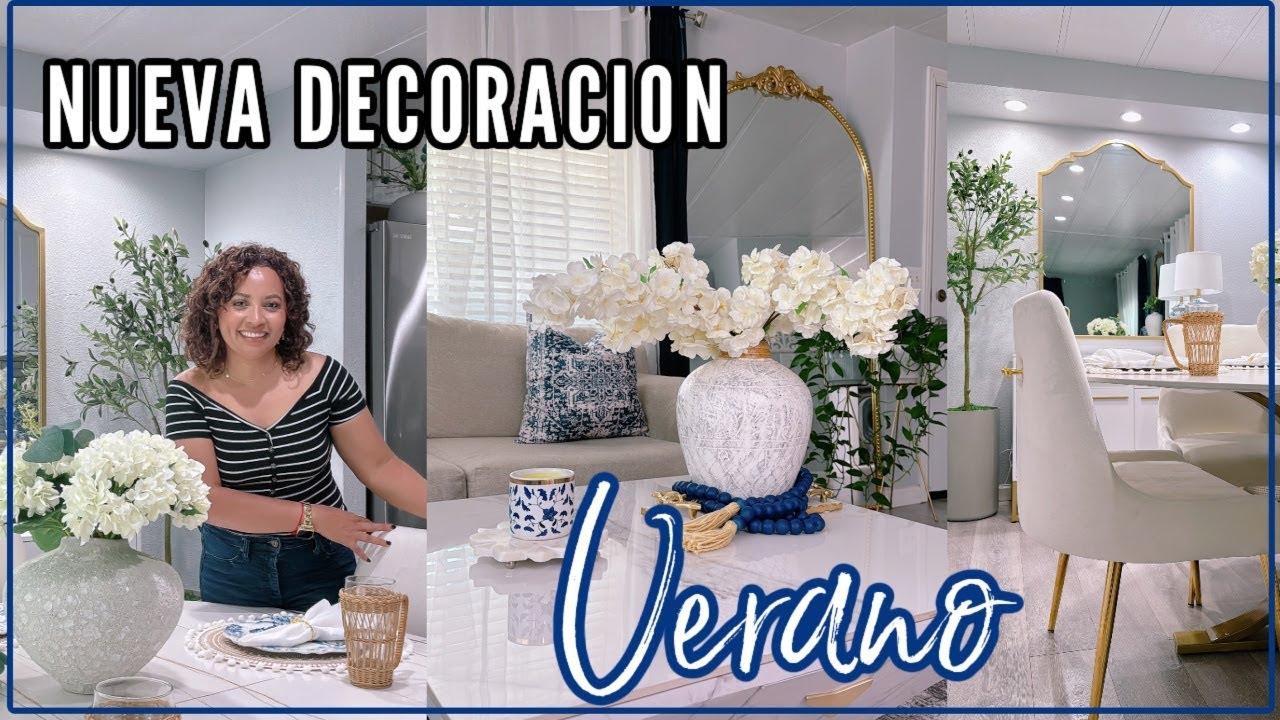 DECORACIÓN DE VERANO EN COLOR AZUL| IDEAS PARA DECORAR 2024