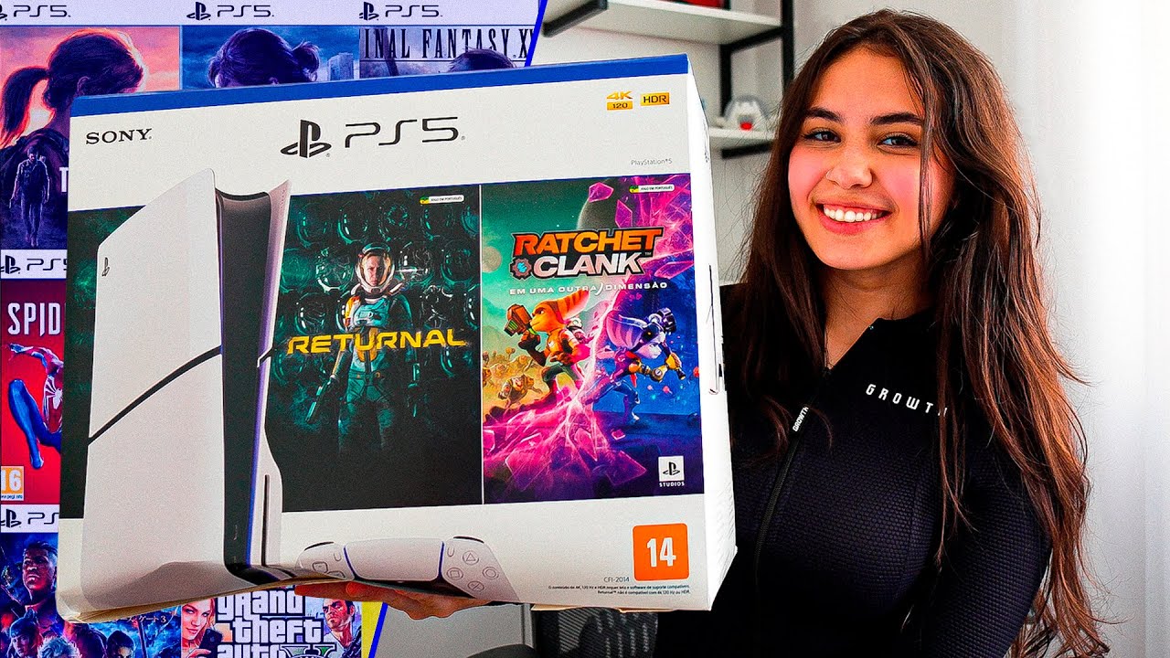comprei um PLAYSTATION 5 em 2025 (vlog)