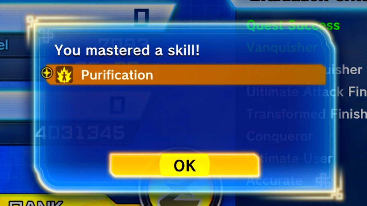 How To Unlock Purification In Dragon Ball Xenoverse 2