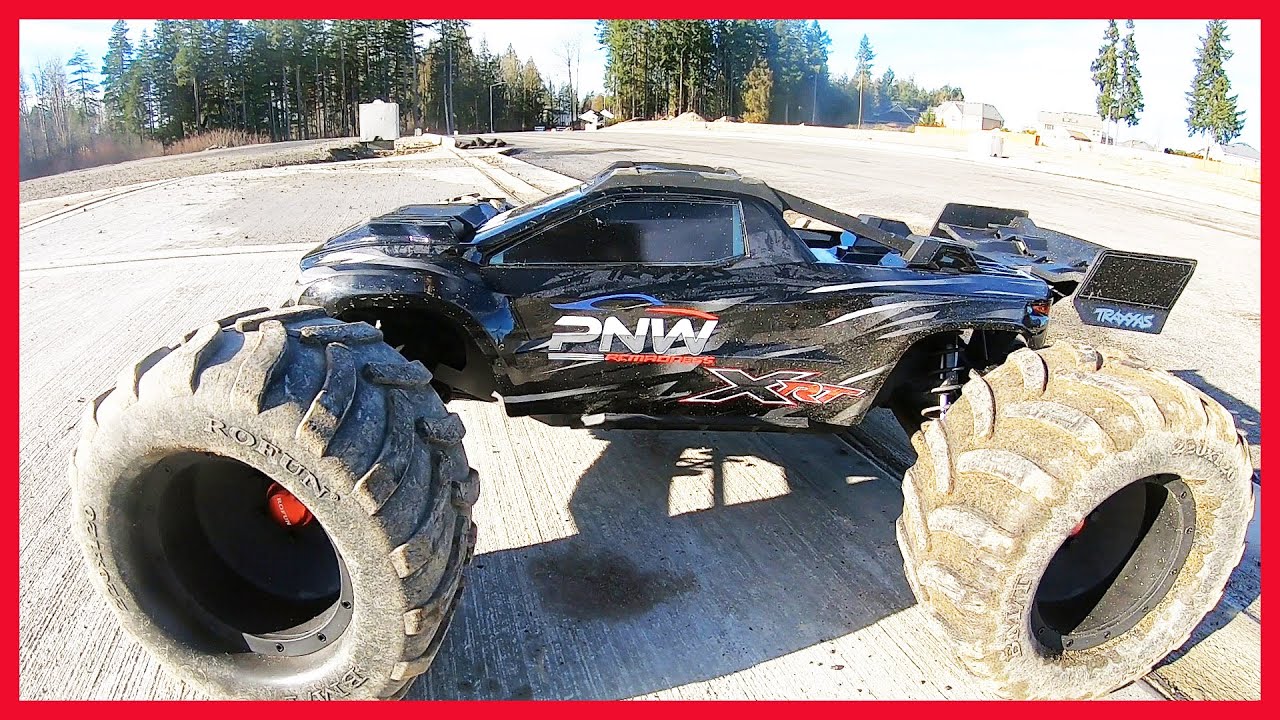 🛞Traxxas XRT 8s Monster Truck Tires #Rovan BM/T 220mm*120mm Review and 1st Run 🚀TP Power
