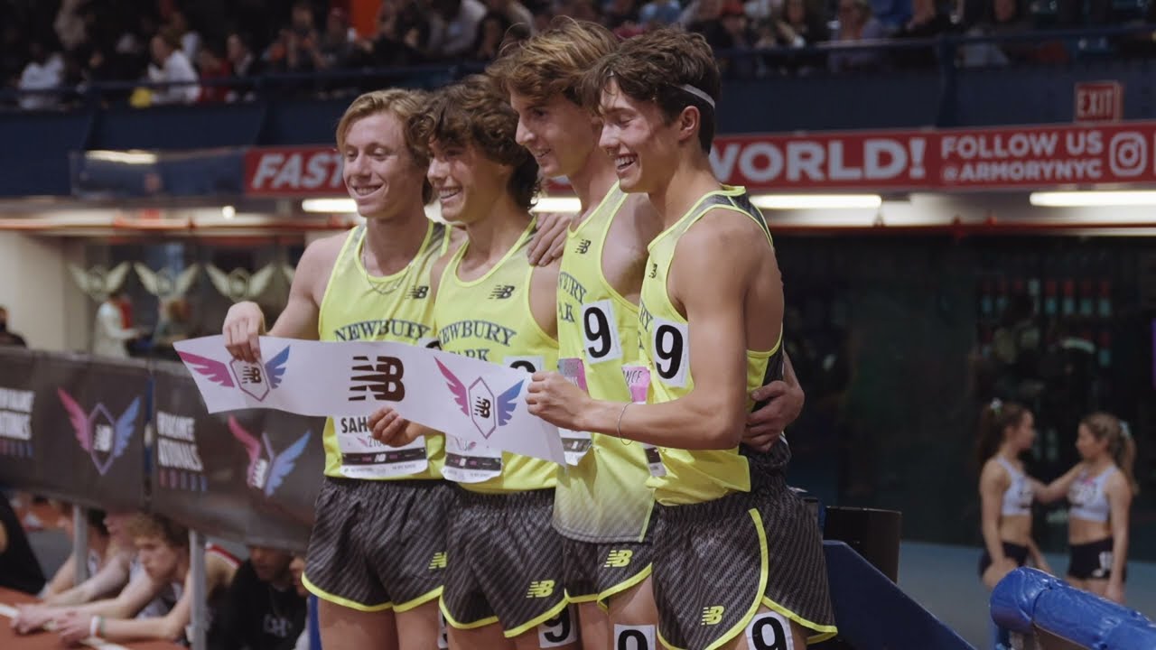 За кулисами: рекордная эстафета 4xMile в Ньюбери-парке на соревнованиях New Balance Nationals Indoor