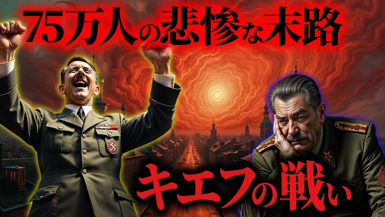 スターリンとヒトラーが出しゃばりまくった結果、最悪の厄災となったキエフの戦い（1941年）【独ソ戦②】