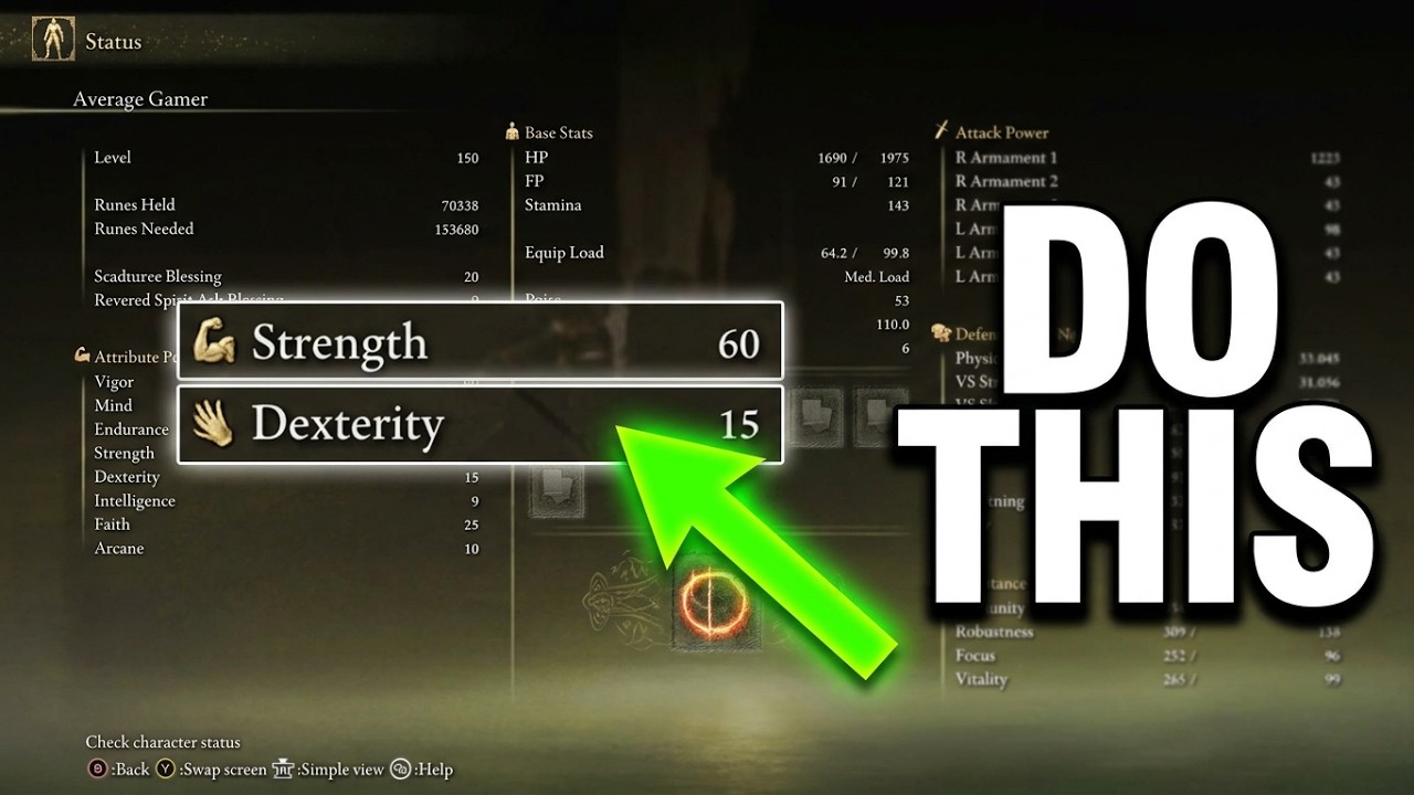 The Truth About Stats in Elden Ring (It&rsquo;s Not What You Think)