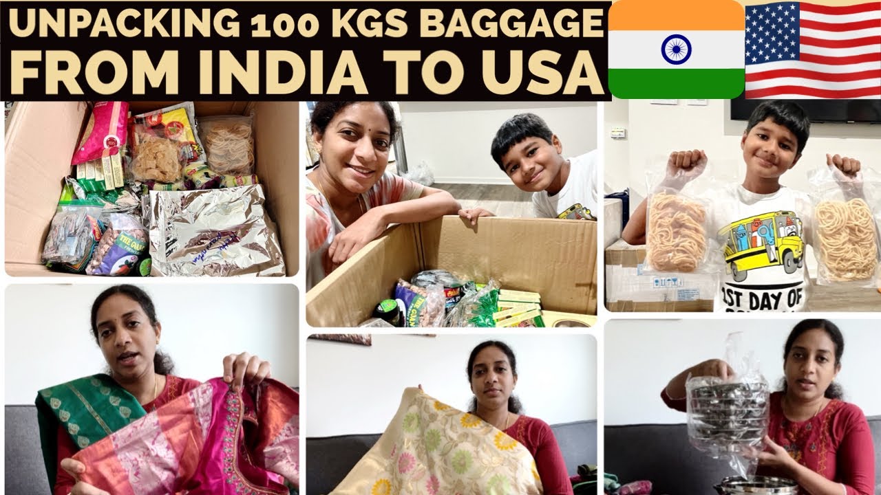 இந்தியாவில் இருந்து கொண்டு வந்த பெட்டி பிரிகலாமா ?  Unboxing parcel from India to USA | Tamil vlog