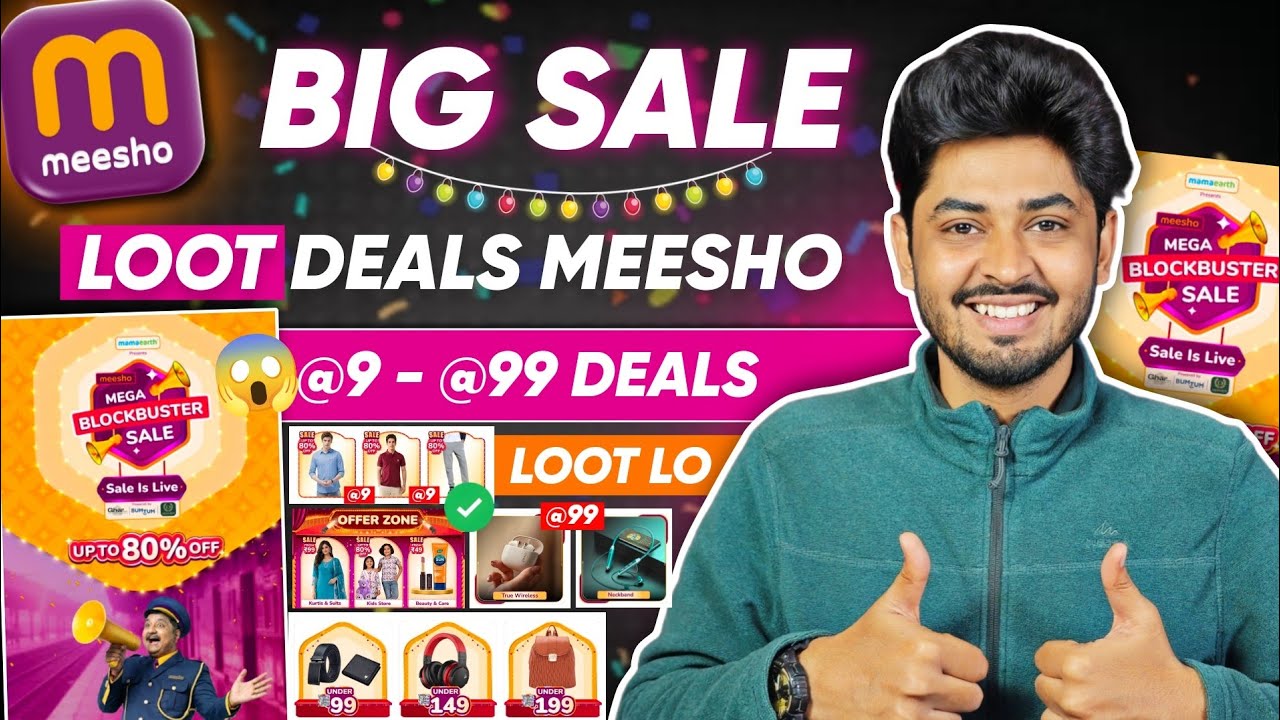 Meesho Hauls Maha Blockbuster Sale 2025 | Meesho Flash Sale Offer | Meesho Flash Sale Loot Deals