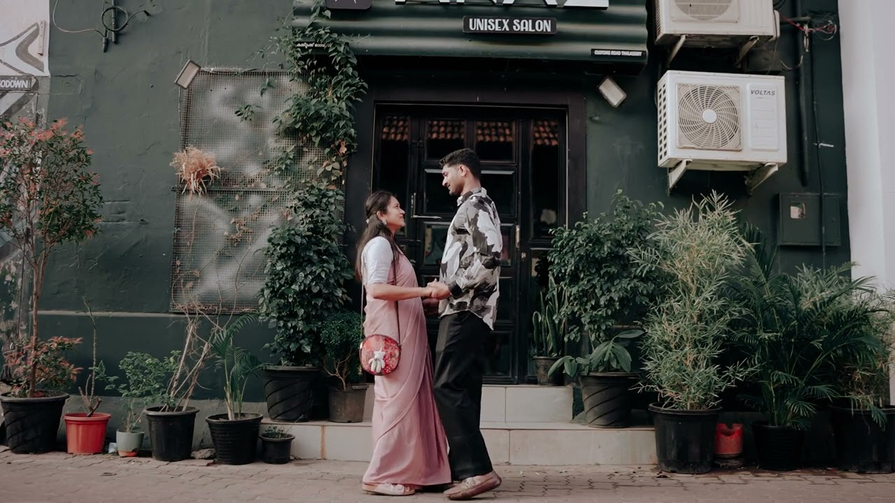 Best kannada prewedding Jeeva Hovagide Retro Prewedding shoot at Kannur Kerala Sunil ❤️ Nisarga a