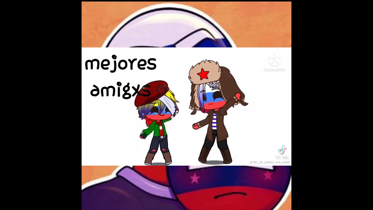 //Recopilación de Tik Toks de [ 🇻🇪 Venezuela x Rusia🇷🇺] de los Countryhumans//💕🌎🌏