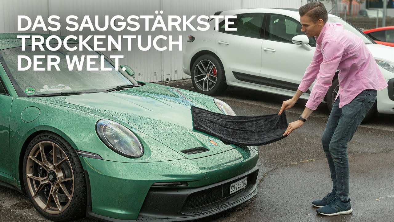 Auto Trockentuch mit 1.700 GSM - KULT Premium Auto Trockentuch