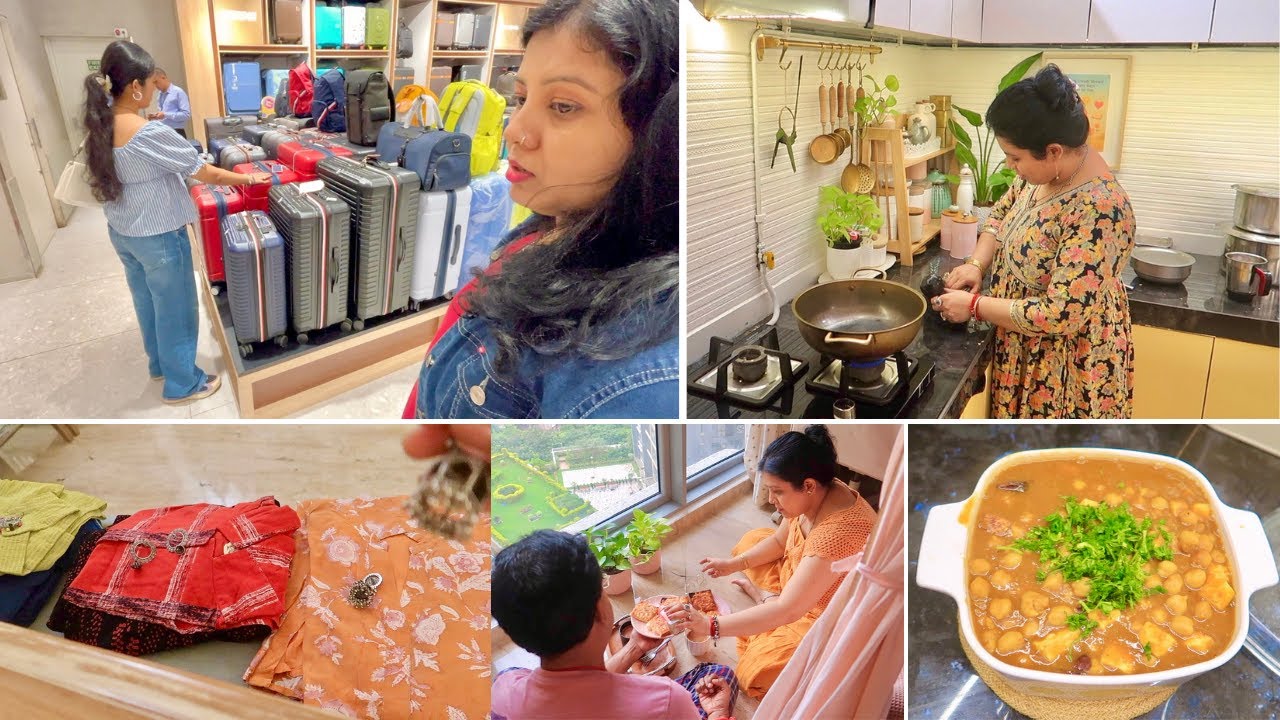 Special Travel Ke Liye Packing Done 🔴 New Luggage  Shopping for Travel, Special Chole Recipe