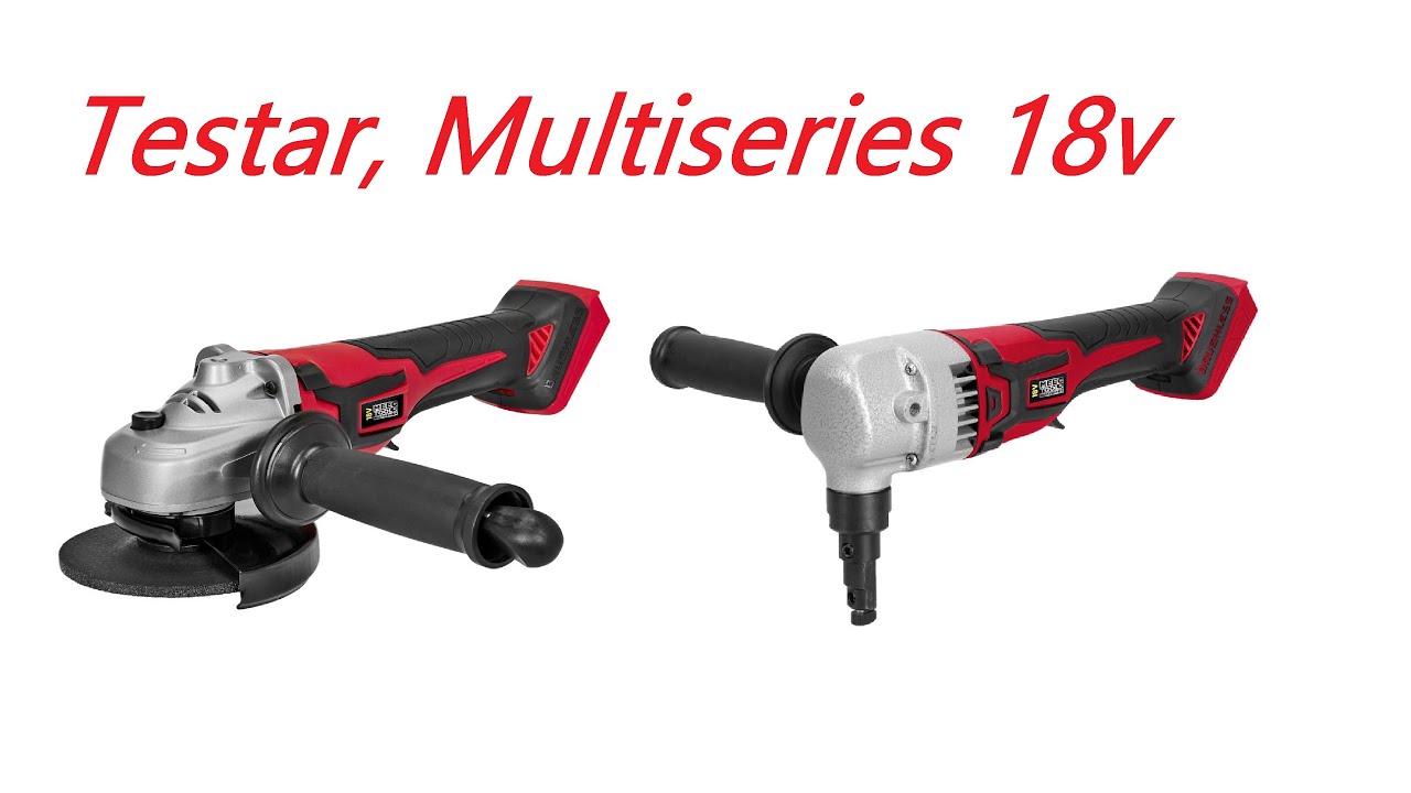 Testar Nibbler & Vinkelslip Meec Tools Multiseries 18v, från Jula