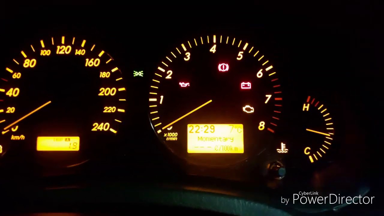 Toyota avensis t25 gösterge ışığı ayarı
