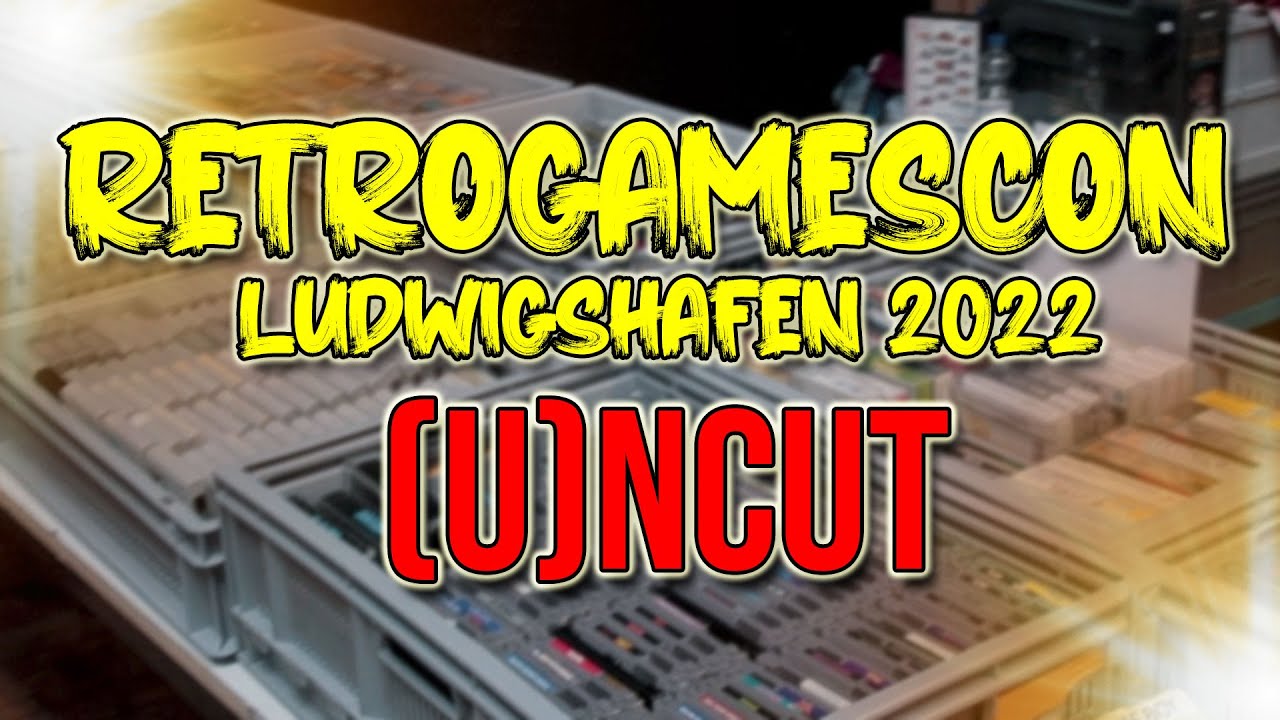 Was LIEGT auf dem TISCH ? RetroGamesCon Ludwigshafen 2022 (U)NCUT