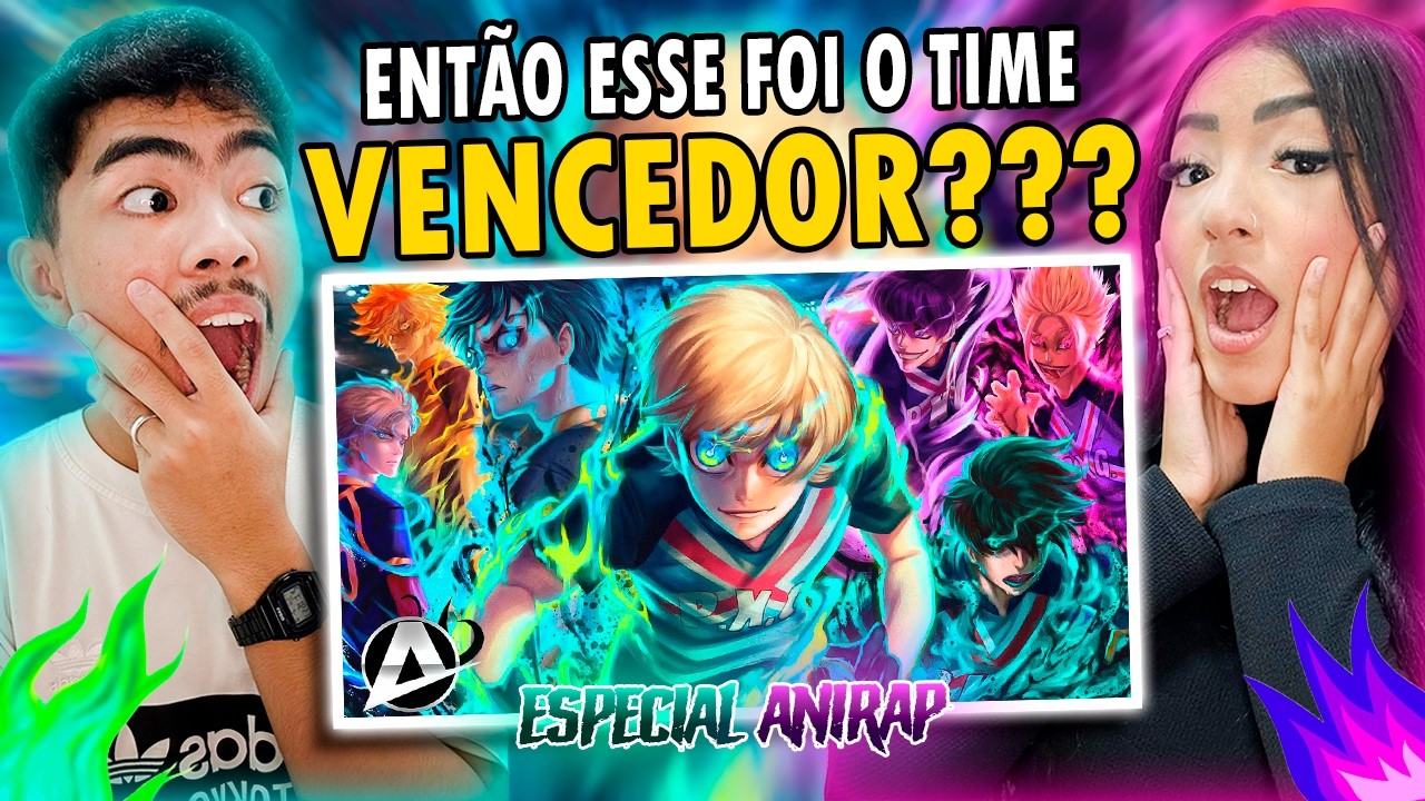 CASAL REAGE | Bastard X PXG ( Blue Lock ) | Liga Neo Egoísta PT 4 | AniRap | REACTANDO