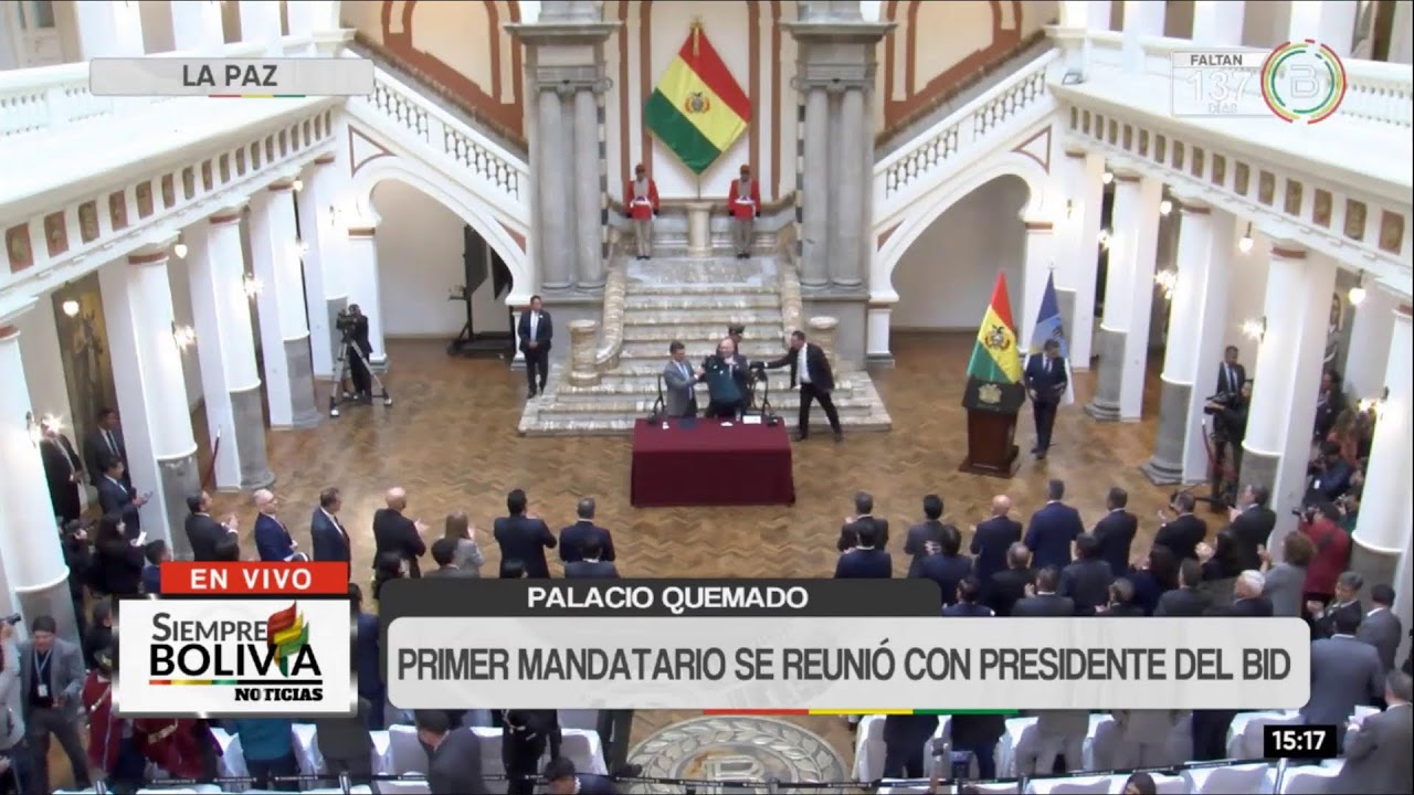El Presidente del BID llega a Bolivia