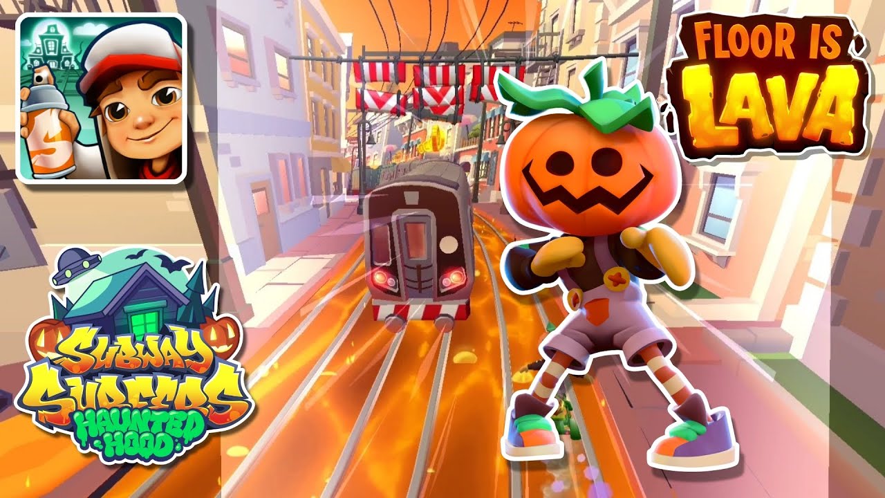 Subway Surfers: Floor Is Lava Haunted Hood 2024 - STAGE 5/5 Full Gameplay - Unlock Pumpkin Pete